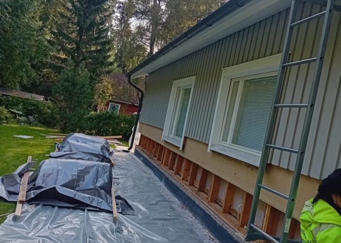 Omakotitalon kengitys